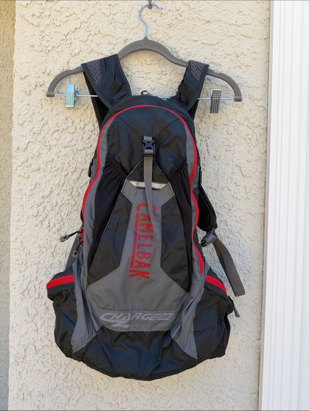 CamelBak Charged 10L Hydration Pack Pi Black Grey Red. No Bladder